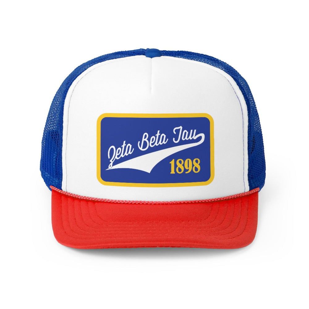 Zeta Beta Tau Tail Patch Design Trucker Hats Zeta Beta Tau Tail Patch Design Trucker Hats