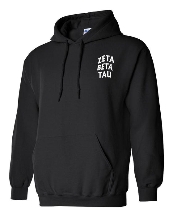 Zeta Beta Tau Social Hooded Sweatshirt Zeta Beta Tau Social Hooded Sweatshirt
