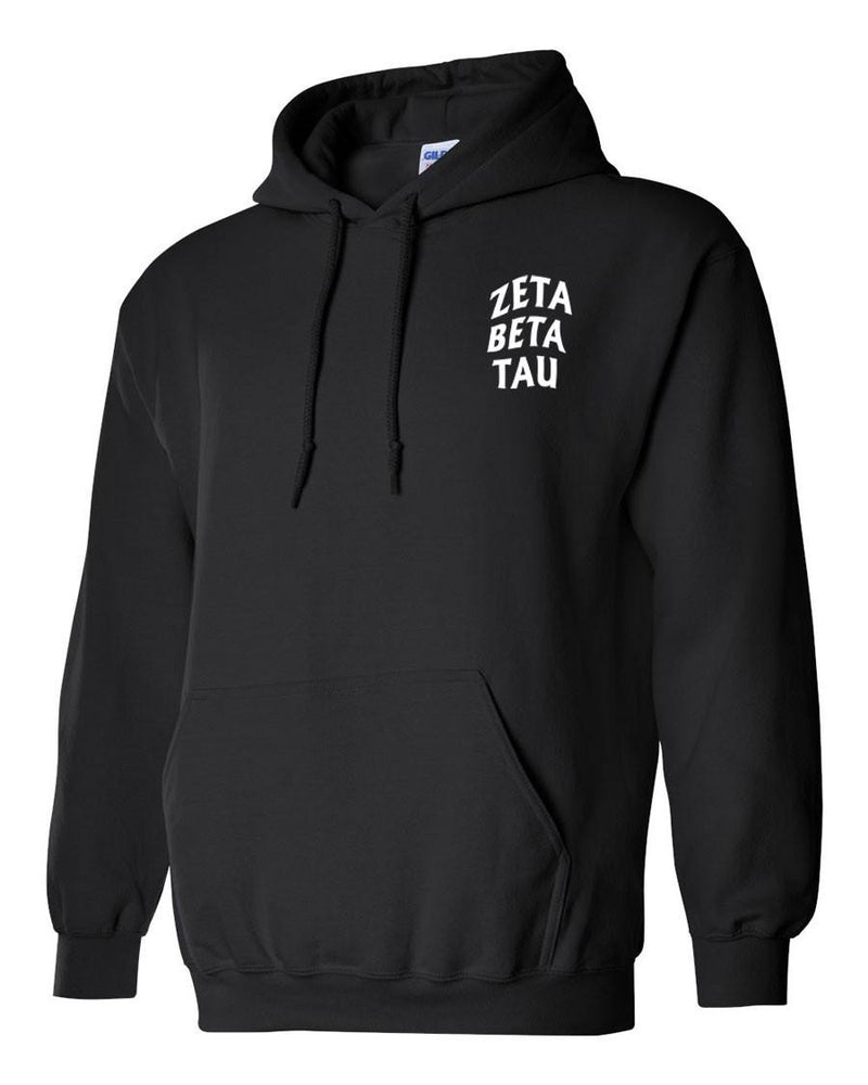 Zeta Beta Tau Social Hooded Sweatshirt Zeta Beta Tau Social Hooded Sweatshirt