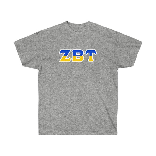 Zeta Beta Tau Zeta Beta Tau Two Toned Greek Lettered T-shirts