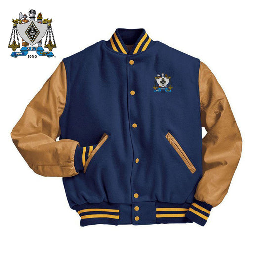 Zeta Beta Tau Zeta Beta Tau Varsity Crest - Shield Jacket