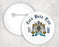 Zeta Beta Tau Classic Crest Button Zeta Beta Tau Classic Crest Button