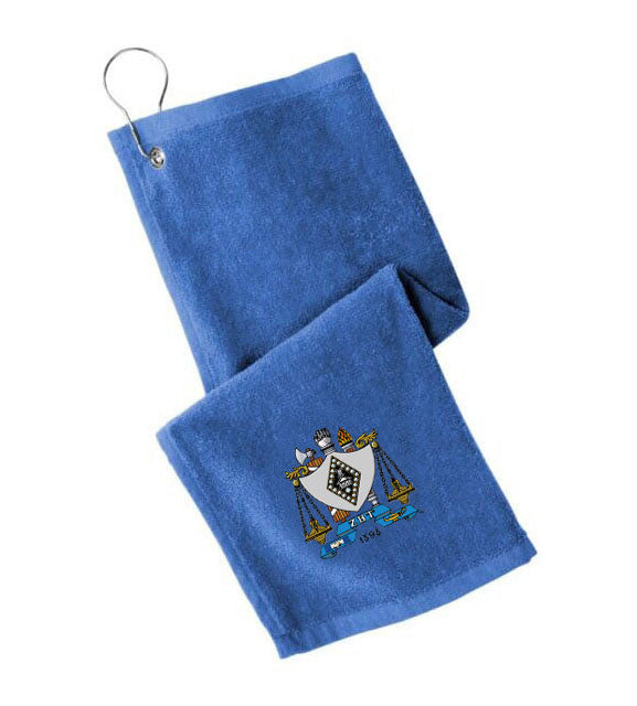 Discount Zeta Beta Tau Golf Towel DISCOUNT-Zeta Beta Tau Golf Towel