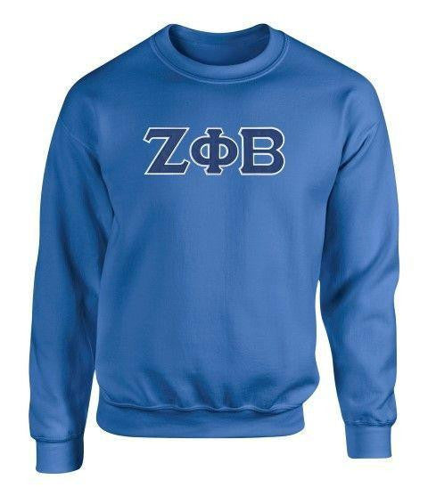 Zeta Phi Beta 2 Day Ship Twill Crewneck Sweatshirt Zeta Phi Beta 2 Day Ship Twill Crewneck Sweatshirt