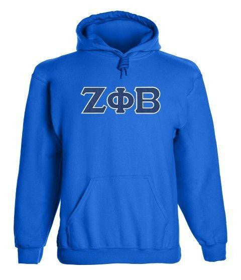 Zeta Phi Beta 2 Day Ship Twill Hooded Sweatshirt Zeta Phi Beta 2 Day Ship Twill Hooded Sweatshirt