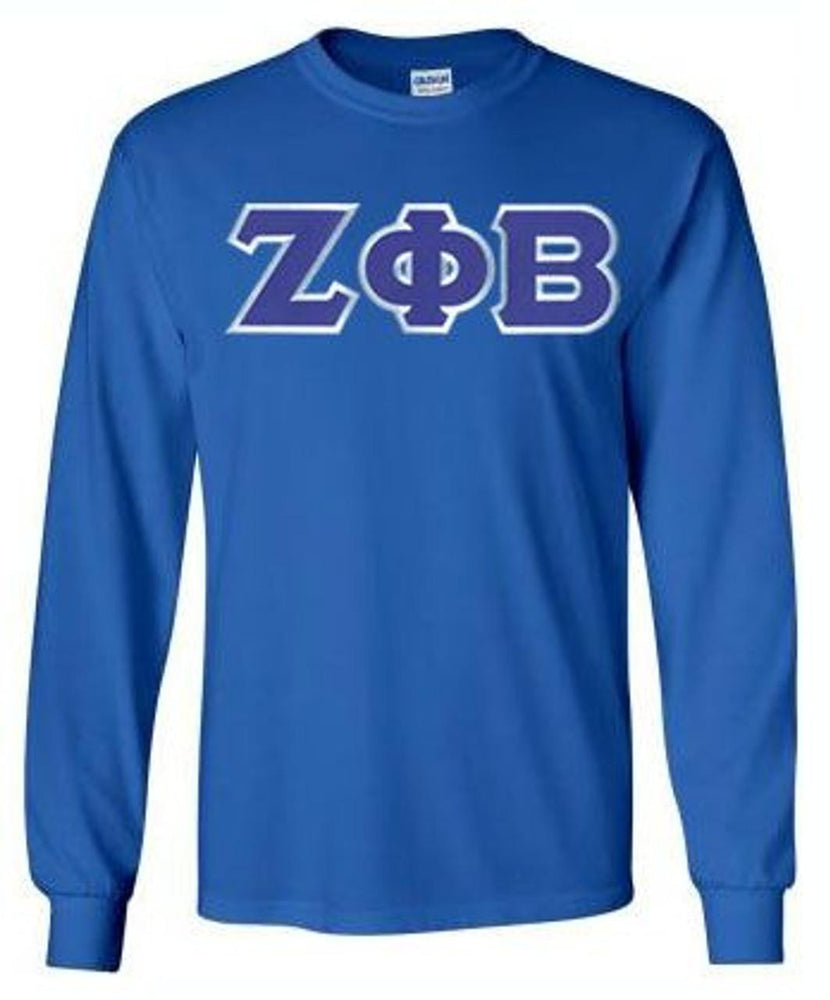 Zeta Phi Beta 2 Day Ship Twill Long Sleeve Tee Zeta Phi Beta 2 Day Ship Twill Long Sleeve Tee