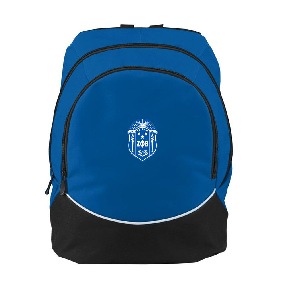 Discount Zeta Phi Beta Crest Backpack DISCOUNT-Zeta Phi Beta Crest  Backpack