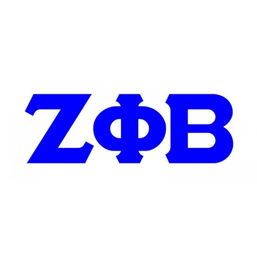 Stickers Decals Zeta Phi Beta Big Greek Letter Window Sticker Decal
