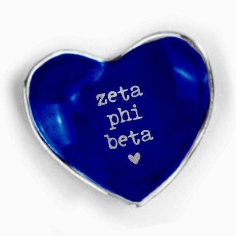 Zeta Phi Beta Ceramic Ring Dish Zeta Phi Beta Ceramic Ring Dish
