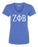 Zeta Phi Beta Comfort Colors V Neck T Shirt Zeta Phi Beta Comfort Colors V-Neck T-Shirt