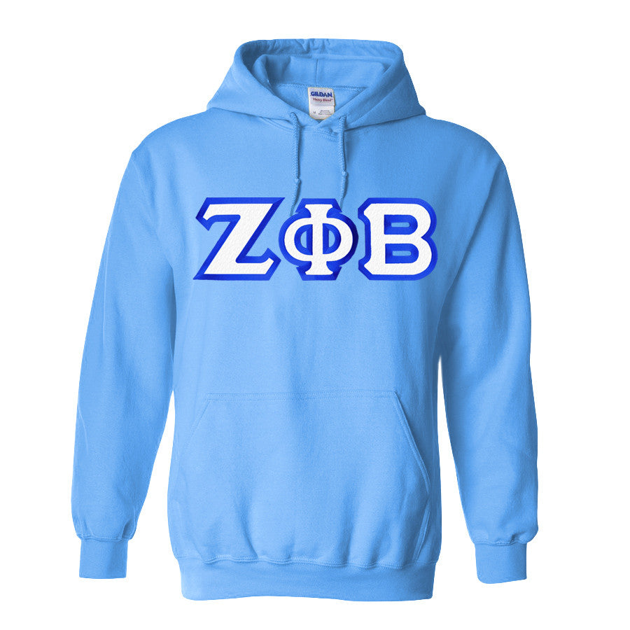 Zeta Phi Beta Custom Twill Hooded Sweatshirt Zeta Phi Beta Custom Twill Hooded Sweatshirt