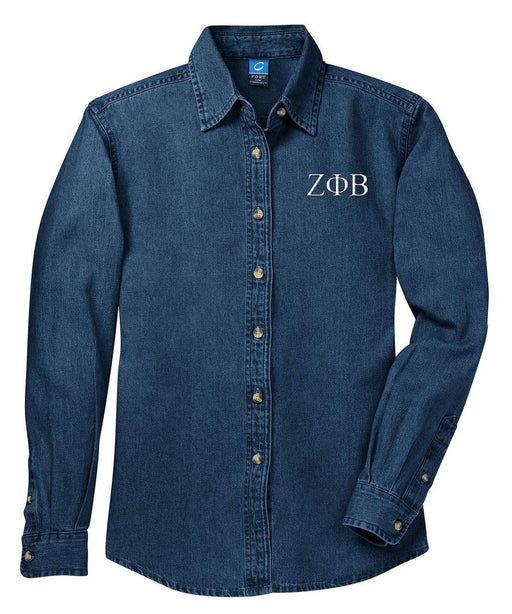 Zeta Phi Beta Zeta Phi Beta Denim Shirt