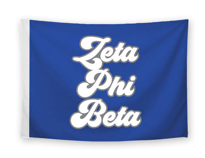 Zeta Phi Beta Sorority Retro Flag Zeta Phi Beta Sorority Retro Flag