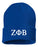 Zeta Phi Beta Greek Letter Knit Cap Zeta Phi Beta Greek Letter Knit Cap