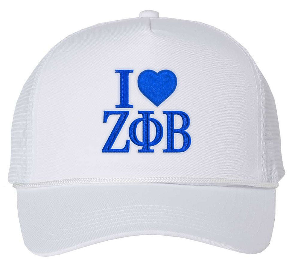 Zeta Phi Beta I Love Hat Zeta Phi Beta I Love Hat