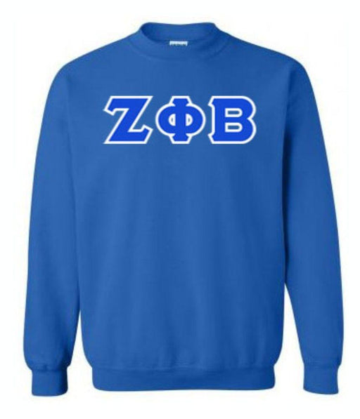 Zeta Phi Beta Zeta Phi Beta Lettered Crewneck