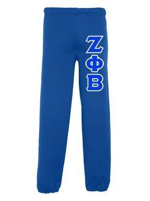 Zeta Phi Beta Zeta Phi Beta Lettered Sweatpants