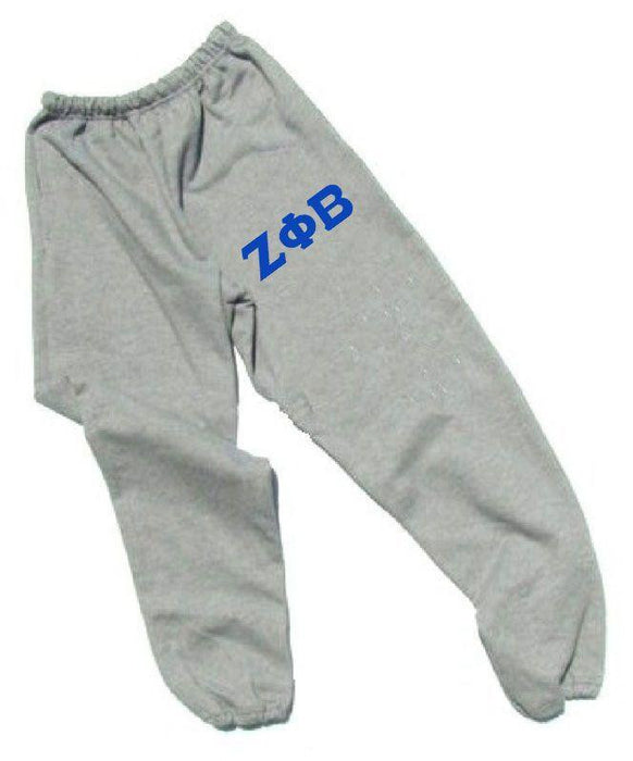 Zeta Phi Beta Lettered Thigh Sweatpants Zeta Phi Beta Lettered Thigh Sweatpants