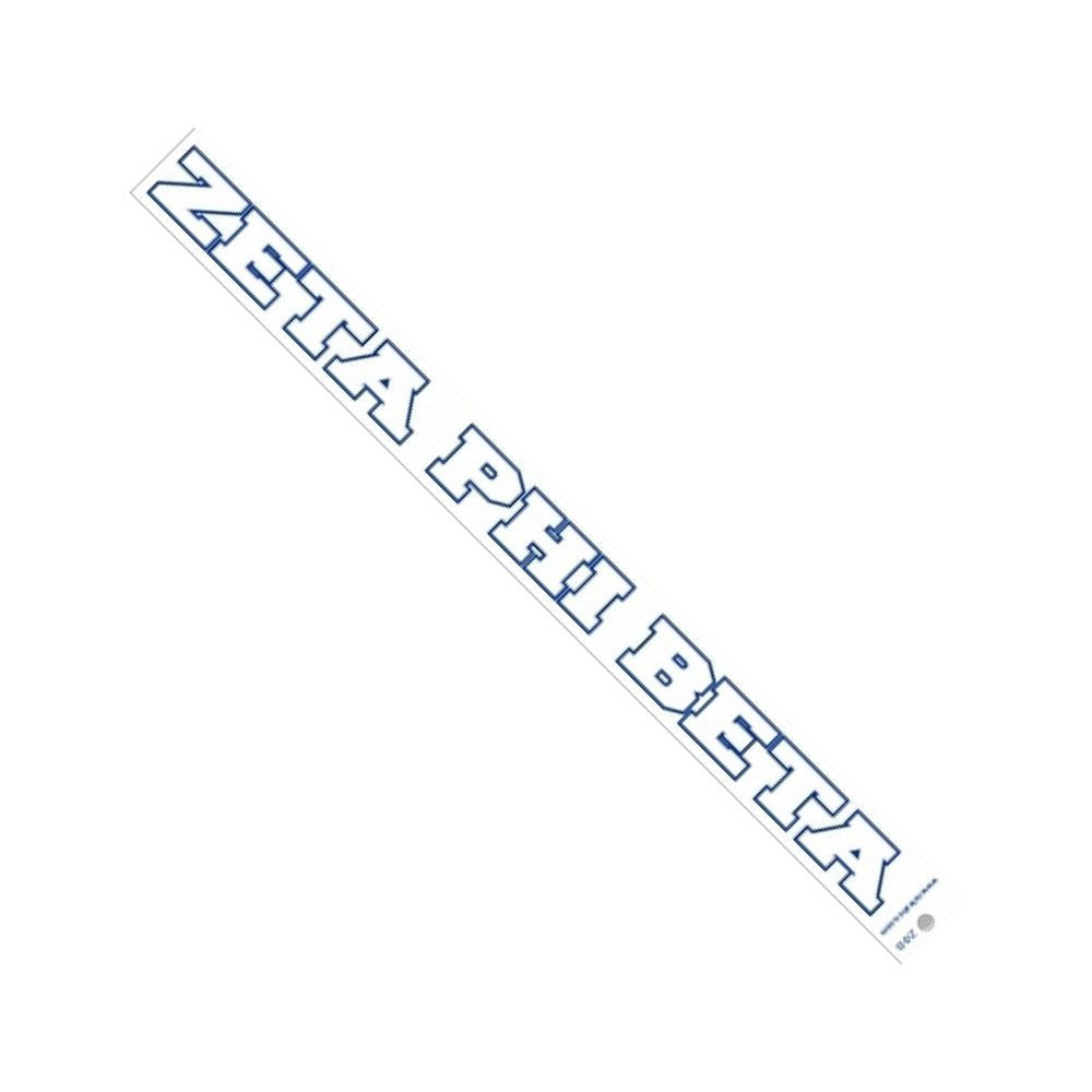 Zeta Phi Beta Long Window Decals Stickers Zeta Phi Beta Long Window Decals Stickers