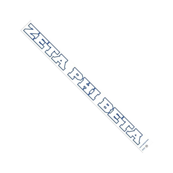 Zeta Phi Beta Long Window Decals Stickers Zeta Phi Beta Long Window Decals Stickers