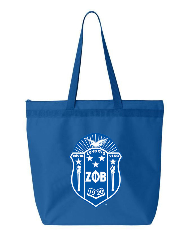 Zeta Phi Beta Crest Tote Bag Zeta Phi Beta Crest Tote Bag
