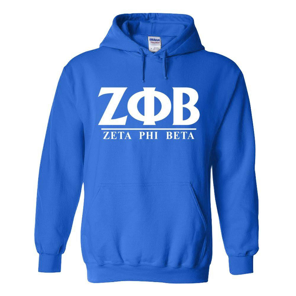 Zeta Phi Beta Message Hooded Sweatshirts Zeta Phi Beta Message Hooded Sweatshirts