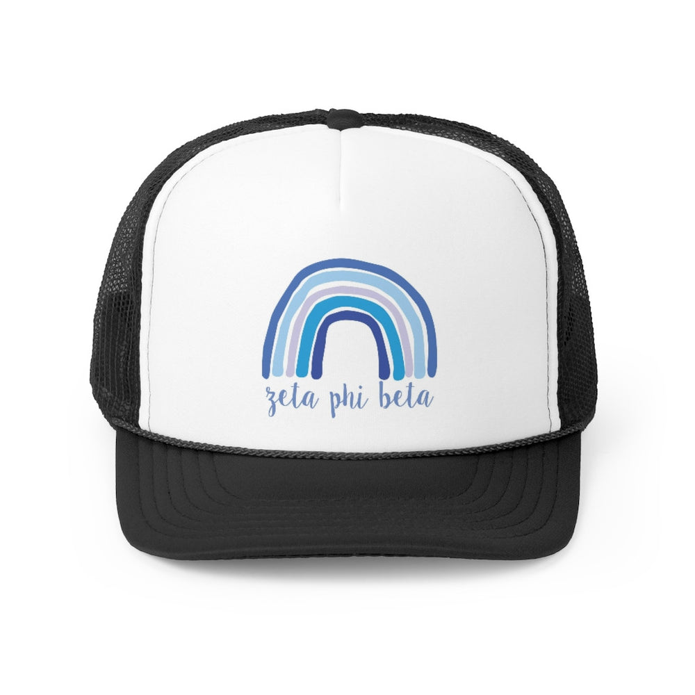 Zeta Phi Beta Rainbow Trucker Caps Zeta Phi Beta Rainbow Trucker Caps