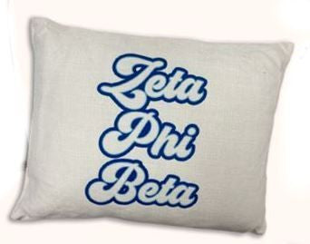 Zeta Phi Beta Retro Throw Pillow Zeta Phi Beta Retro Throw Pillow