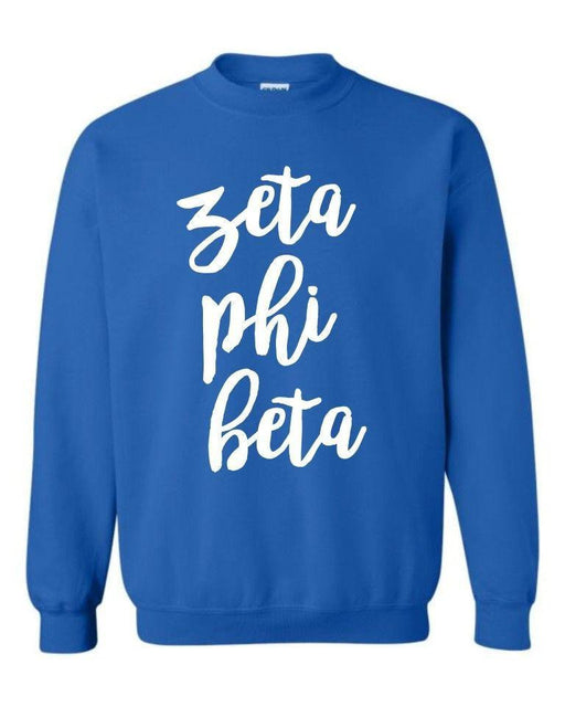 Zeta Phi Beta Zeta Phi Beta Script Crew Sweatshirt