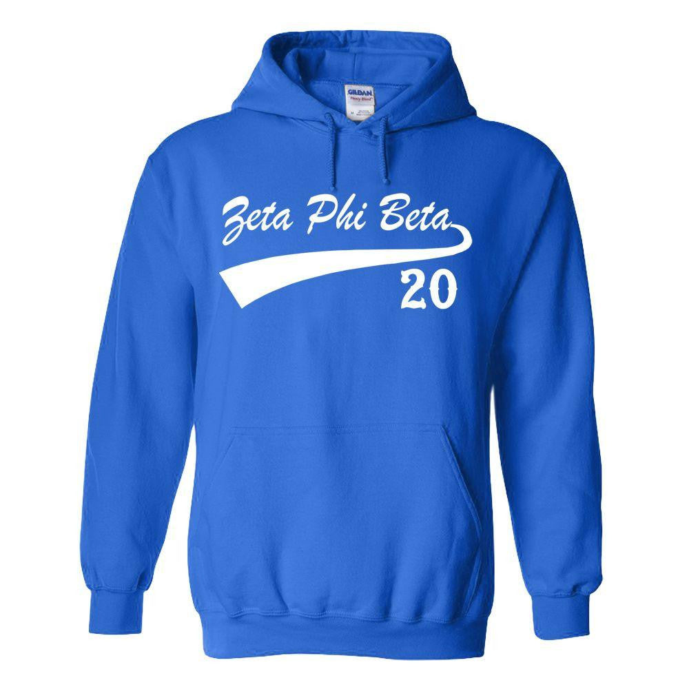 Zeta Phi Beta Tail Hooded Sweatshirt Zeta Phi Beta Tail Hooded Sweatshirt