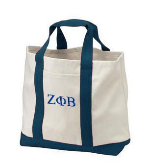 Zeta Phi Beta Tote 2 Tone Zeta Phi Beta Tote - 2 Tone