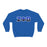 Printify Zeta Phi Beta Two Tone Lettered Crew Sweatshirts Zeta Phi Beta Two Tone Lettered Crew Sweatshirts