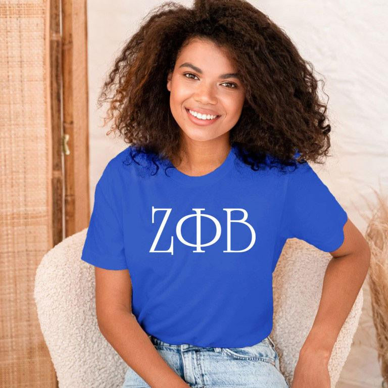 Zeta Phi Beta University Greek T Shirts Zeta Phi Beta University Greek T-Shirts