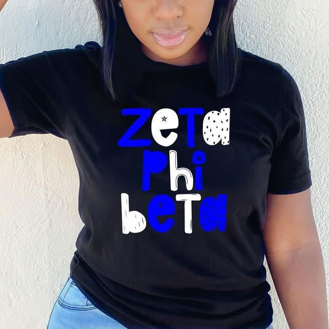 Printify Zeta Phi Beta Whimsy Tees Zeta Phi Beta Whimsy Tees