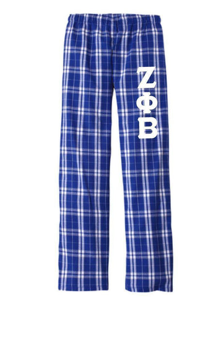 Zeta Phi Beta Women's Flannel Plaid Pant Pj's Zeta Phi Beta Women's Flannel Plaid Pant - PJ's