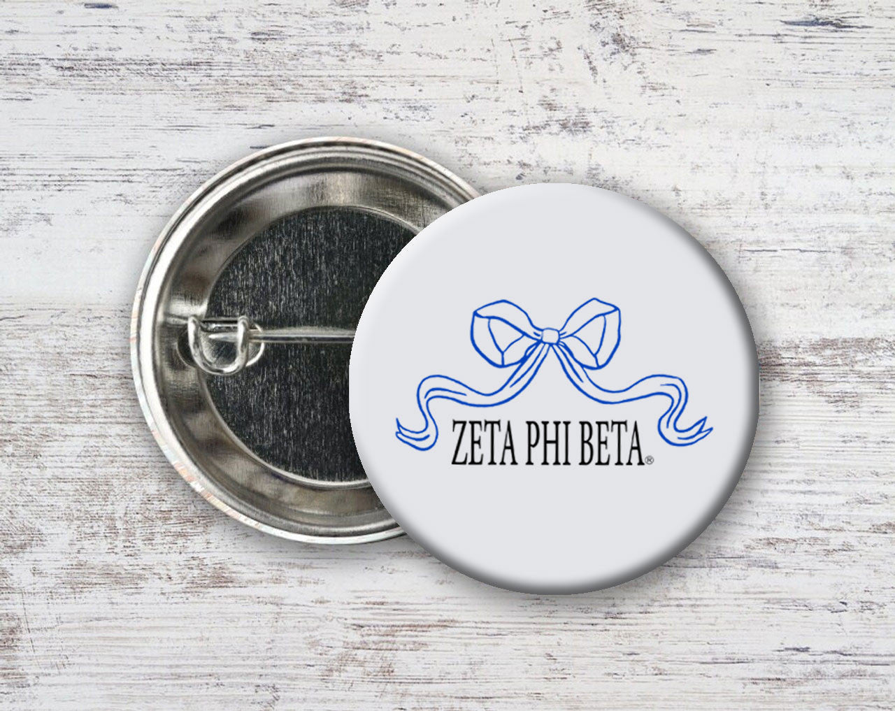 Zeta Phi Beta Nickname Bow Pin Buttons Zeta Phi Beta Nickname Bow Pin Buttons