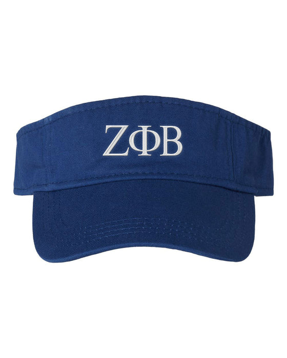 Zeta Phi Beta Greek Letter Visor Zeta Phi Beta Greek Letter Visor