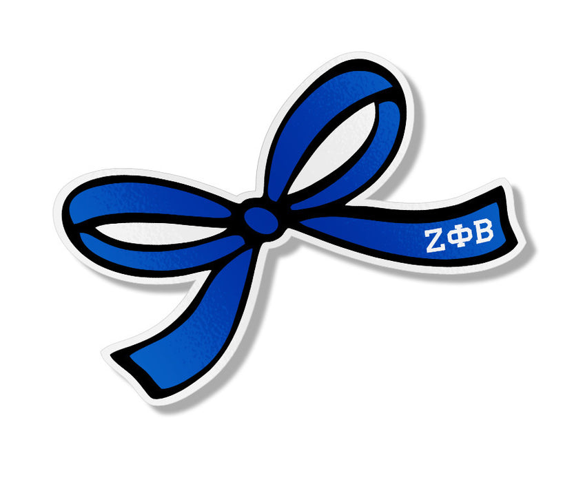Zeta Phi Beta Pretty Bow Decal Zeta Phi Beta Pretty Bow Decal