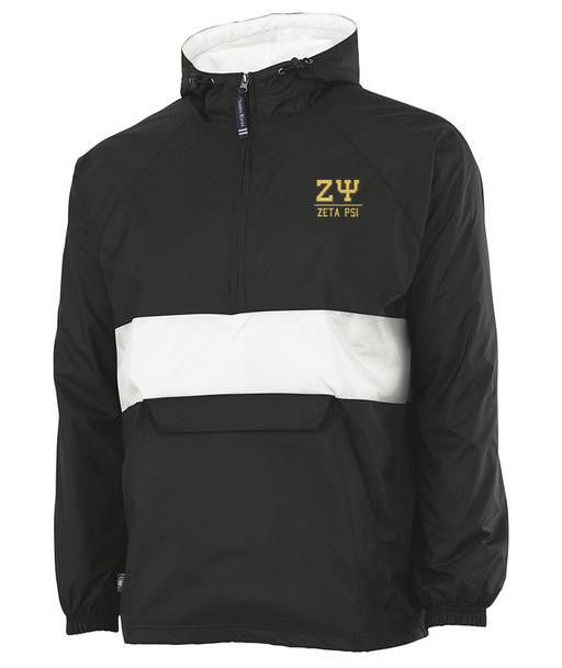Zeta Psi Classic Windbreaker Pullover Zeta Psi Classic Windbreaker Pullover