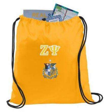 Zeta Psi Crest - Shield Cinch Sack