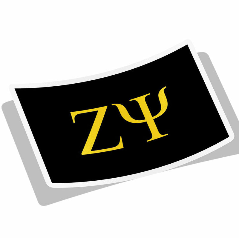 Zeta Psi Flag Decal Sticker Zeta Psi Flag Decal Sticker