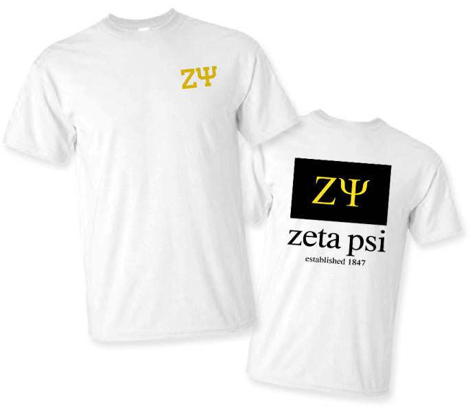 Greekgear Zeta Psi Flag T Shirts Zeta Psi Flag T-shirts
