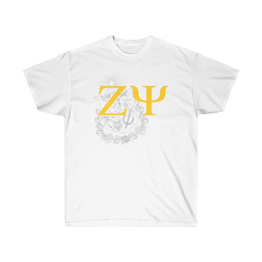Zeta Psi Greek Crest Cotton Tee