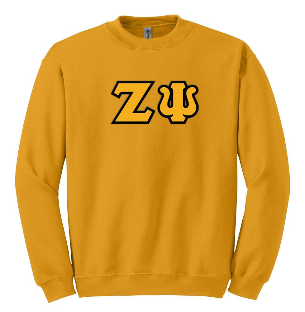 Zeta Psi Lettered Crewneck Zeta Psi Lettered Crewneck