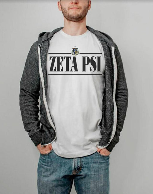 Zeta Psi Line Crest T-shirt