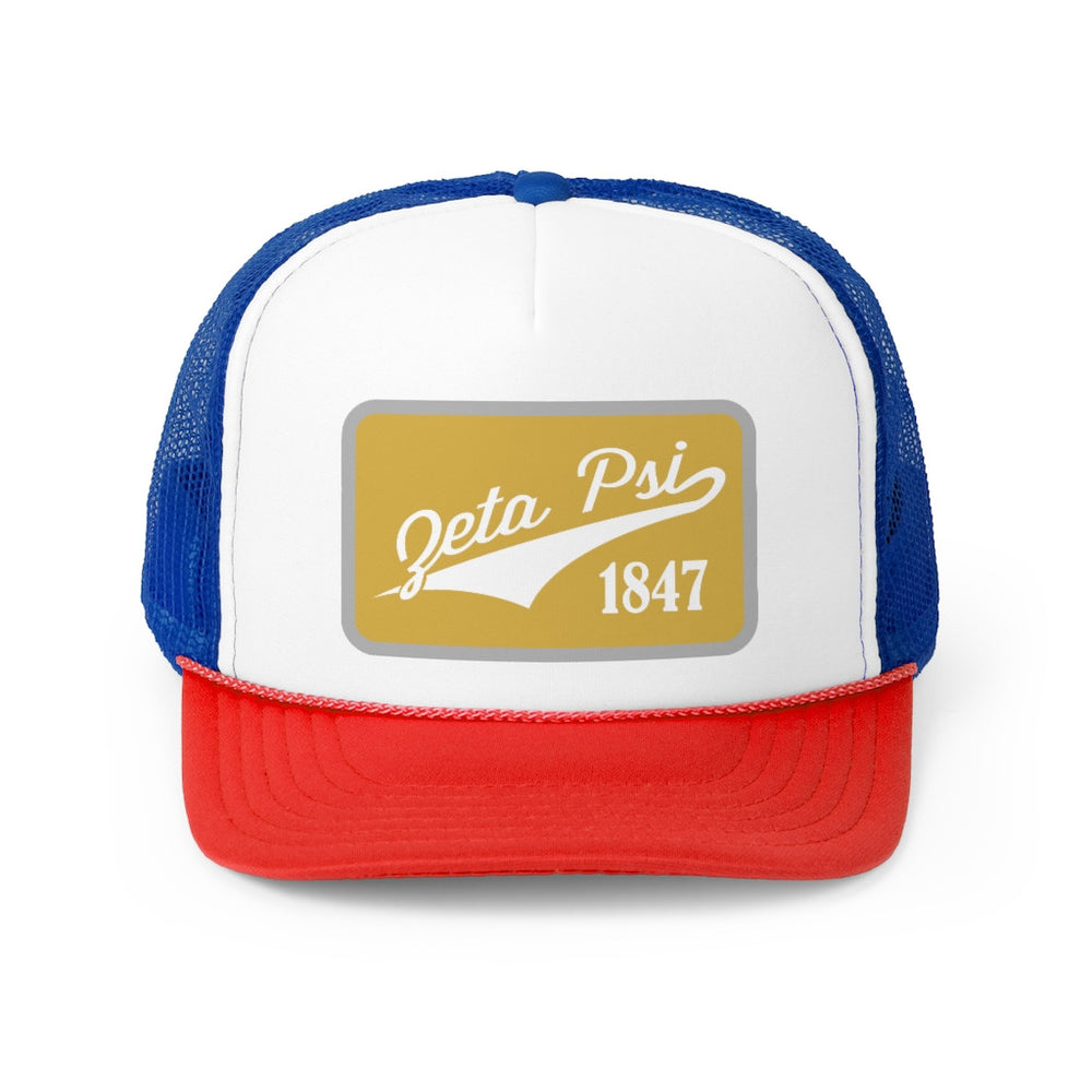 Zeta Psi Tail Patch Design Trucker Hats Zeta Psi Tail Patch Design Trucker Hats