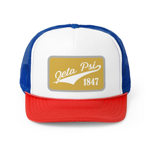 Zeta Psi Tail Patch Design Trucker Hats