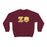 Printify Zeta Psi Two Toned Greek Lettered Crewneck Sweatshirts Zeta Psi Two Toned Greek Lettered Crewneck Sweatshirts