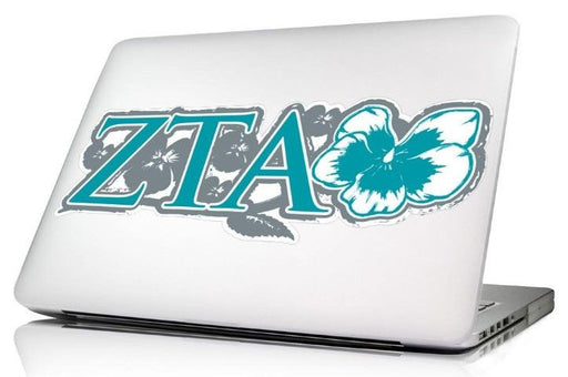 Zeta Tau Alpha Zeta Tau Alpha 10.5 x 4.5 Laptop Skin/Wall Decal