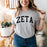 Printify Zeta Tau Alpha Basic Nickname Tee Zeta Tau Alpha Basic Nickname Tee